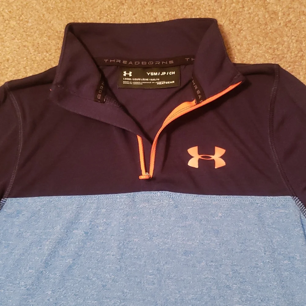 Under Armour Boys Threadborne Long Sleeve Pullover - Picture 5 of 11